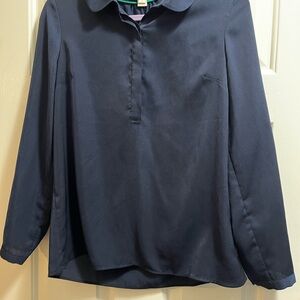 J. Crew Navy Blouse